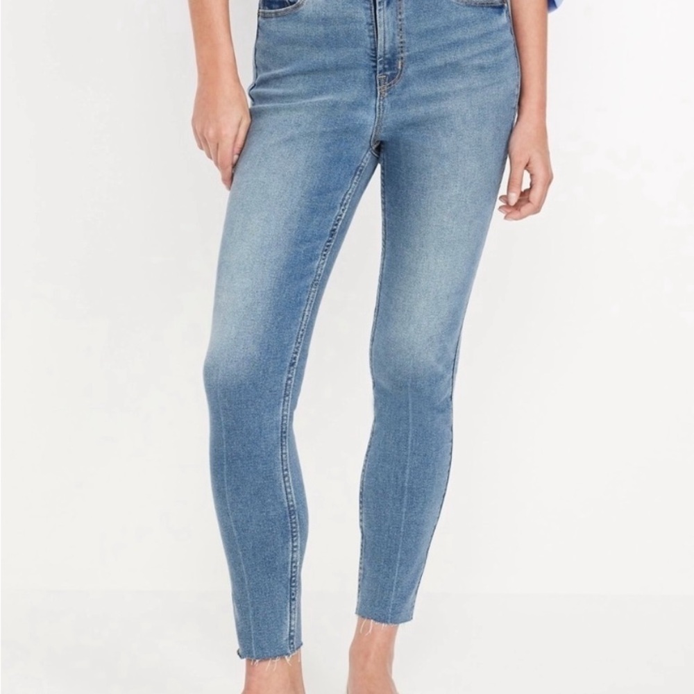 Old Navy Extra High - Rise Rockstar Super Skinny 360 Stretch Jeans - Size 10 NWT